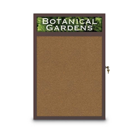 United Visual Products Open Faced Traditional Rounded Corkboard UV644ARC-SATIN-PEARL